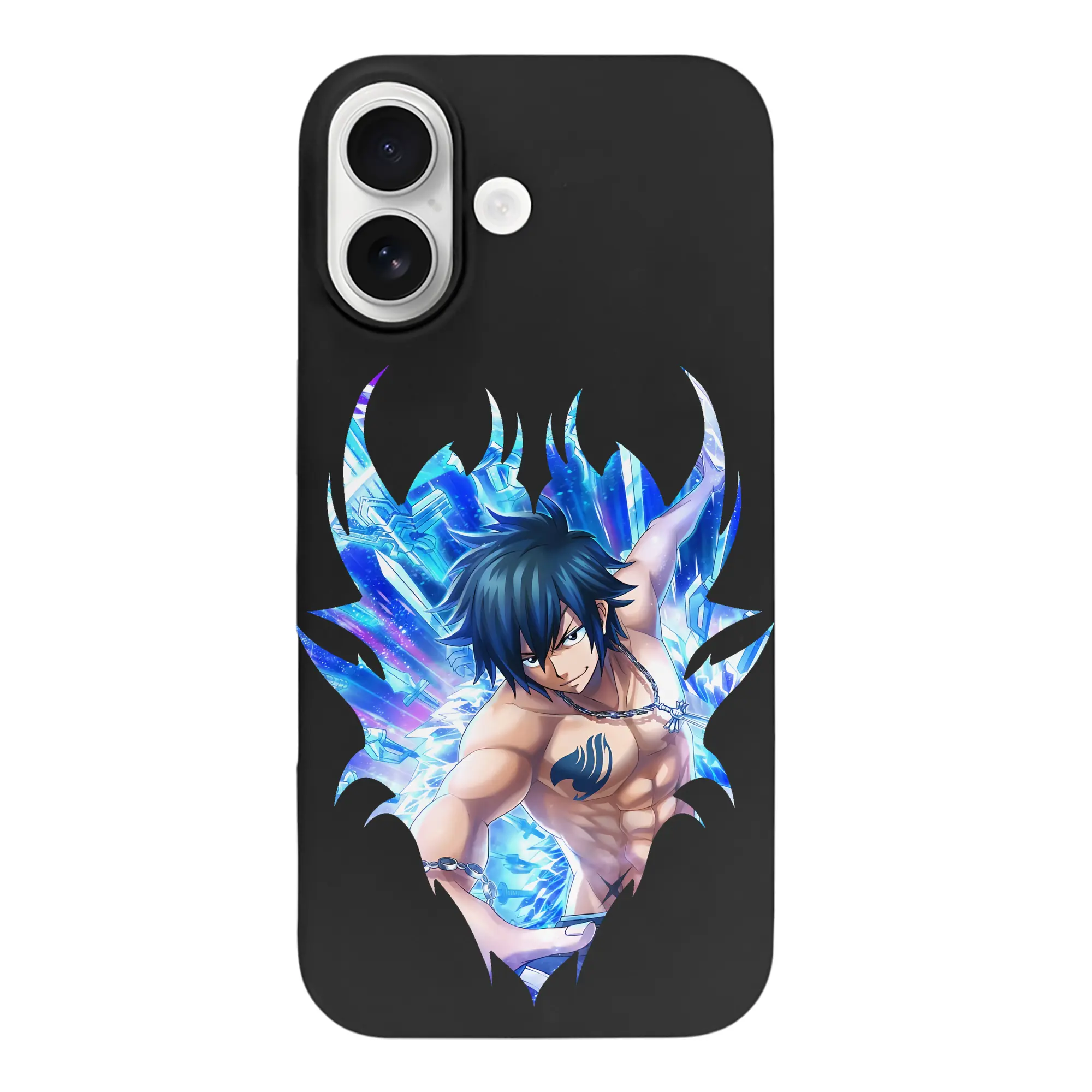 フェアリーテイル グッズ グレイ・フルバスター - iPhone 17 シリーズ シリコンケース 薄型 耐衝撃 指紋防止 ソフトタッチカバー 精密フィット 傷防止 保護ケース iPhone 17/17 Air/17 Pro/17 Pro Max 対応